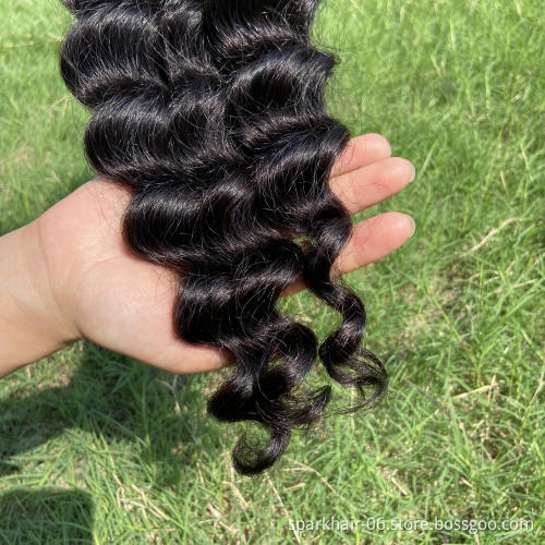 10A Raw Indian Hair 3 Bundles Directly From India Virgin Water Wave 100% Human Hair Unprocessed Cuticle Aligned Hair Extensions